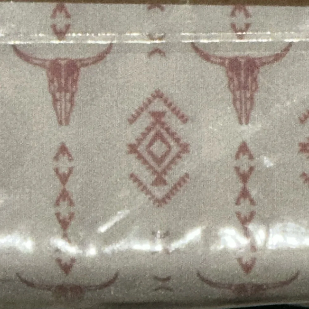 NEW Wrangler Pink/White Steer Head/Aztec 4-Piece Queen Sheet Set